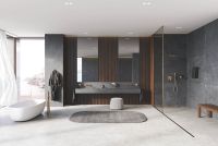 Vorschau: Grohe Allure Einhandbatterie mit 3-Wege Umstellung, eckig