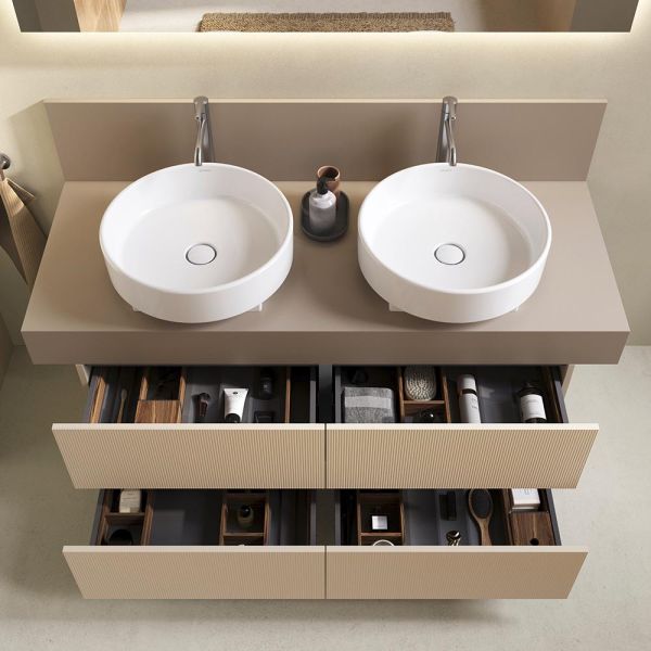 Duravit Balcoon Waschtischunterschrank 120x57x53,4cm für 2 Aufsatzbecken