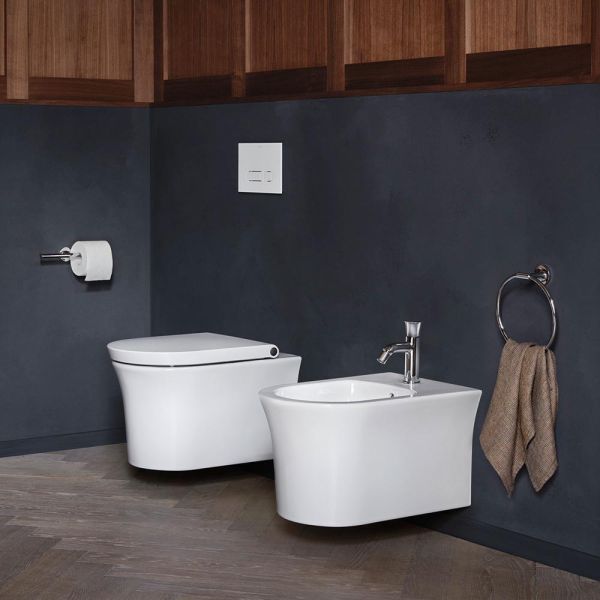 Duravit White Tulip WC-Sitz mit Absenkautomatik, abnehmbar, weiß