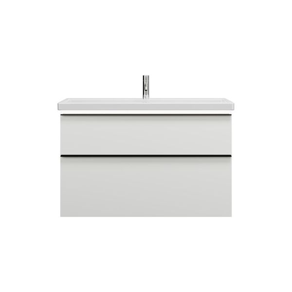 Burgbad Eqio Keramik-Waschtisch 103cm mit Unterschrank & LED-Beleuchtung
