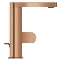 Vorschau: Grohe Plus Einhand-Waschtischbatterie, M-Size, Zugstangen-Ablaufgarnitur, warm sunset gebürstet