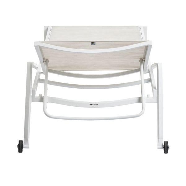 KETTLER DINING DIAMOND Stapelliege weiß matt beige 0103914-5800