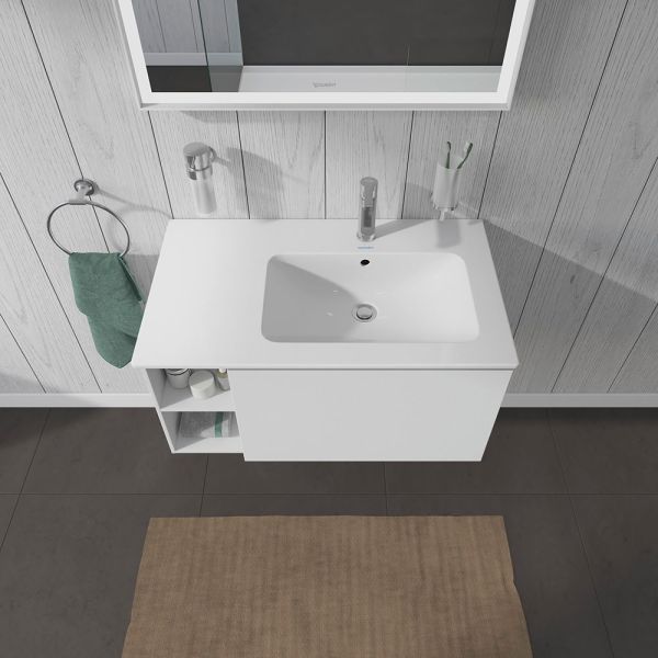 Duravit L-Cube Waschtischunterschrank 82x48cm 1 Schublade und 2 Fächer links für ME by Starck 234683