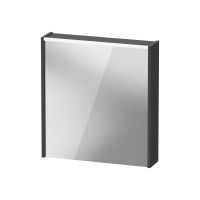 Duravit D-Code 2.0 Spiegel LED-Spiegelschrank, graphit matt DC7105L49490000