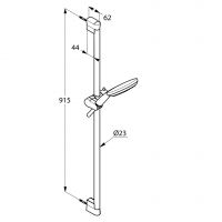 Vorschau: Kludi Freshline Brause-Set 90cm mit 3 Strahlarten