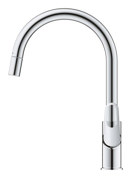 Grohe Start Flow Einhand-Spültischbatterie mit herausziehbarer Laminarbrause, chrom 30569000