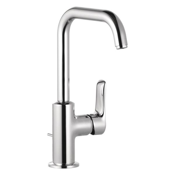 Kludi Pure&Solid Waschtisch-Einhandmischer mit Ablaufgarnitur, chrom 340250575 