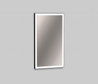 Vorschau: Alape Spiegel 45x80cm, 4-seitiges indirektes LED-Licht, mattschwarz pulverbeschichtet SP.FR450.S1