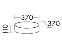 Vorschau: Burgbad Sys30 Keramik-Aufsatzwaschtisch, Ø 37cm