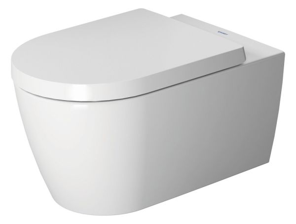 Duravit ME by Starck Wand-WC, HygieneGlaze, mit Spülrand, weiß