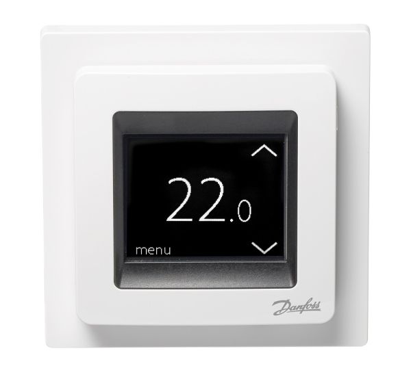 Danfoss ECtemp Touch Digitaler Thermostat für Elektro-Fußbodenheizung mit Touchscreen, weiß