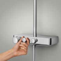 Vorschau: Grohe Vitalio Joy+ SmartControl System 280 Mono Duschsystem mit Thermostat, Aufputz, chrom