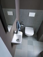 Vorschau: Duravit DuraStyle Wand-WC 54x37cm, eckig, weiß 25520900001
