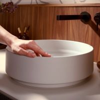 Vorschau: hansgrohe Xuniva Evo S Aufsatzwaschtisch rund Ø40cm mit Ablaufventil
