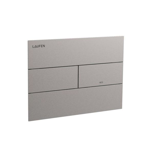 Laufen Ineo City Betätigungsplatte für 2-Mengen-Spülung, edelstahl gebürstet H9001209280001
