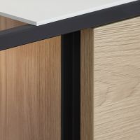 Vorschau: Burgbad Junit Aufsatzbecken rund 120cm mit Unterschrank und LED-Beleuchtung
