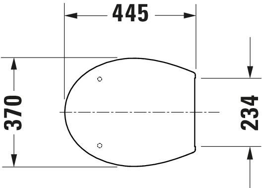 Duravit WC-Sitz mit Absenkautomatik, abnehmbar, weiß