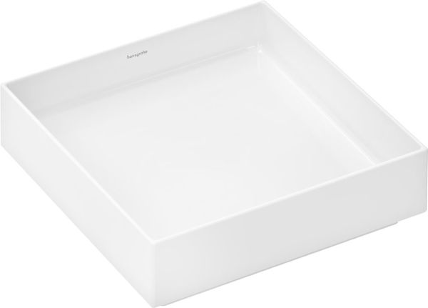 hansgrohe Xuniva Evo E Aufsatzwaschtisch 40x40cm mit Ablaufventil, SmartClean & HygieneEffect 63007450