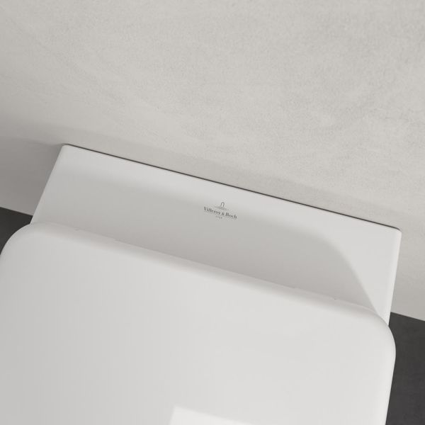 Villeroy&Boch Skyla Combi-Pack Wand-WC TwistFlush 37x53cm mit WC-Sitz, softcube, weiß 4682CL01