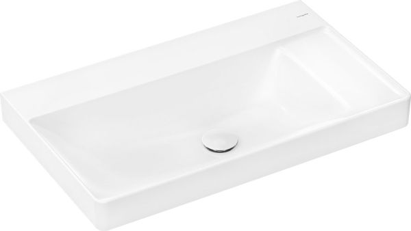 hansgrohe Xelu Q Aufsatzwaschtisch mit Ablage, geschliffen 80x48cm