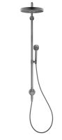Vorschau: AXOR One Duschsystem Unterputz mit Thermostat & Duschkopf 280, 1jet, brushed black chrome 48796340