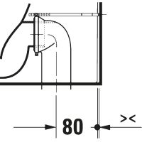 Vorschau: Duravit D-Code Stand-WC rimless Set mit SoftClose WC-Sitz 57x37cm, weiß