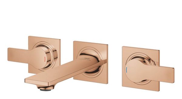 Grohe Allure 3-Loch-Waschtischarmatur Unterputz, Ausladung 15cm
