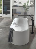 Vorschau: Kaldewei Meisterstück Centro Duo Oval freistehende Badewanne 170x75cm, weiß mit Perl-Effekt Mod.1127