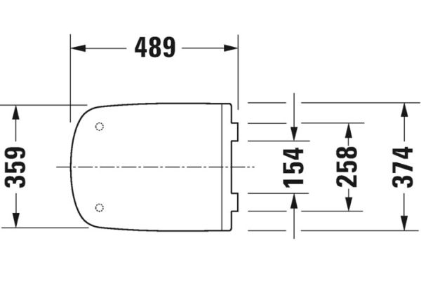 Duravit DuraStyle WC-Sitz ohne Absenkautomatik, abnehmbar, weiß
