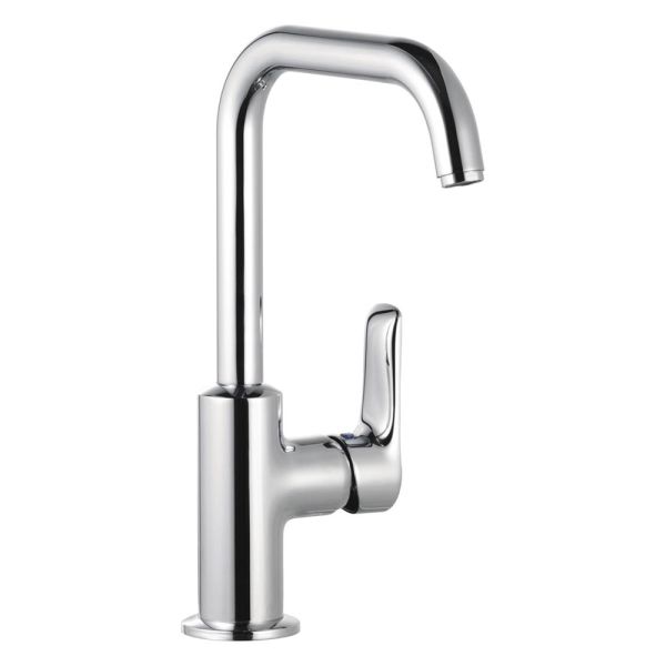 Kludi Pure&Solid Waschtisch-Einhandmischer, schwenkbar, chrom 340240575