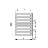 Vorschau: Zehnder Metropolitan Bar Badheizkörper, Warmwasserbetrieb oder Mixbetrieb
