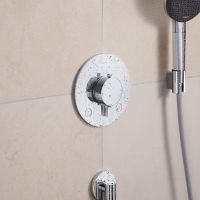 hansgrohe Ecostat Comfort S Thermostat UP 2 Funktionen Sicherungskombination chrom 33718000