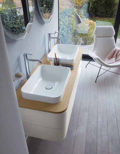 Duravit C.1 Waschtischarmatur L für Aufsatzbecken, chrom