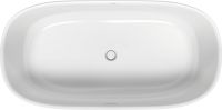 Vorschau: Duravit Zencha freistehende Badewanne oval 180x90cm, weiß