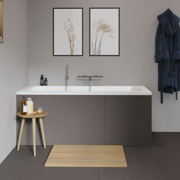 Duravit D-Code Einbau-Badewanne rechteckig 160x70cm, weiß