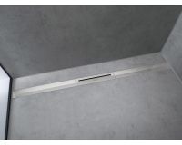 hansgrohe RainDrain Flex Duschrinne 160cm, kürzbar, edelstahl gebürstet 56261800