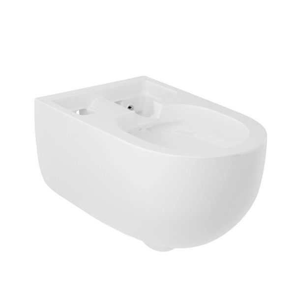 Kludi Cleantronic Spiralflush-Wand-Dusch-WC 62,5cm für Smart Bidet-Modul, weiß 16WCW0043