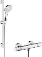 Hansgrohe Croma Select E Vario Combi Set 0,65m, weiß/chrom