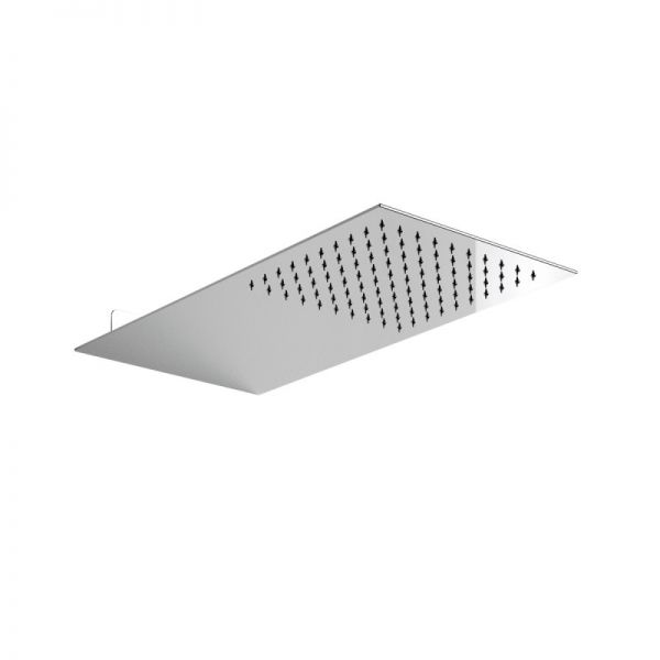 lineabeta SUPIONI Kopfbrause 50x25cm, flach mit Verbindung 1/2", edelstahl poliert