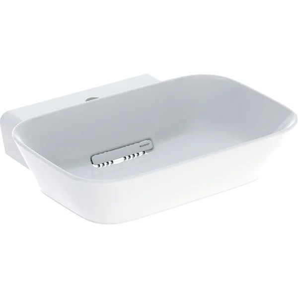 Geberit ONE Aufsatzwaschtisch Schalenform 50x43cm, CleanDrain