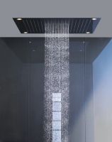 Vorschau: Axor ShowerHeaven Kopfbrause 97x97cm 3jet mit Licht, edelstahl