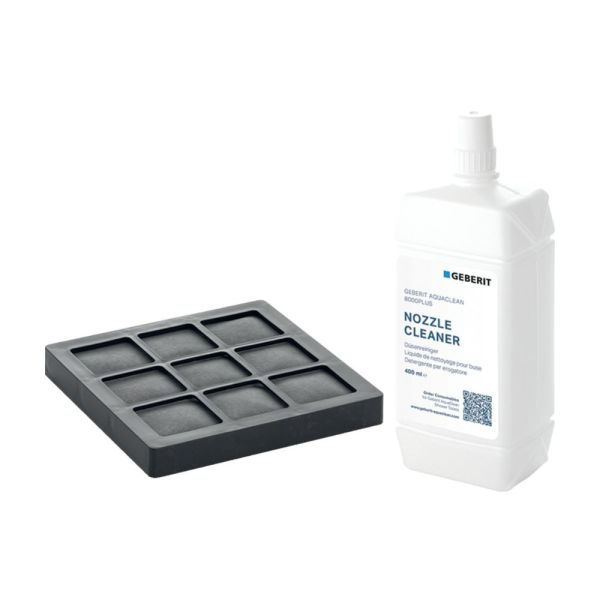 Geberit Set Aktivkohlefilter und Düsenreiniger für Geberit AquaClean WC-Komplettanlagen 240625001