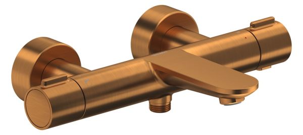 Duravit Wave Wannenthermostat Aufputz rund, bronze gebürstet