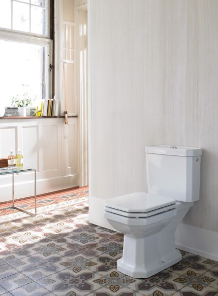 Duravit Serie 1930 Spülkasten 3/6L mit Dual Flush, Anschluss rechts oder links, WonderGliss, weiß