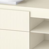 Vorschau: Duravit Balcoon Unterschrank 120x57x53,4cm, 2 Schubladen, 2 offene Fächer für Aufsatzbecken links
