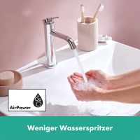 Vorschau: Hansgrohe Tecturis S Waschtischarmatur 110 CoolStart wassersparend+ ohne Ablaufgarn., chrom