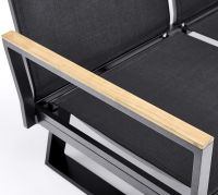 Vorschau: KETTLER RASMUS MODULAR Armlehne links Aluminium-Teak-Holz FSC® 0106591-7410