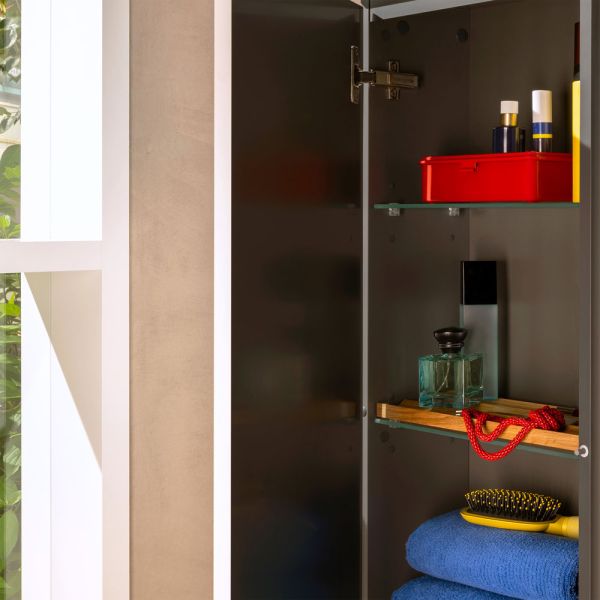 hansgrohe Xilesa E Hochschrank 40x20x165cm mit 1 Tür