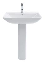 Vorschau: Duravit ME by Starck Waschtisch rechteckig 65x49cm, mit Hahnloch und Überlauf, WonderGliss, weiß 23356500001