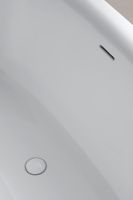 Vorschau: Duravit White Tulip freistehende Badewanne oval 180x90cm, weiß